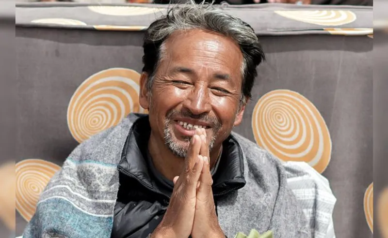 Sonam Wangchuk and SECMOL logo