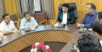 Minister Satish Sharma explores solar energy solutions