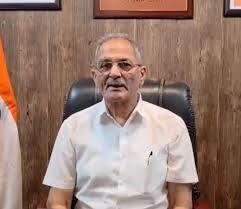 Lieutenant Governor Kavinder Gupta during security review meeting in Ladakh