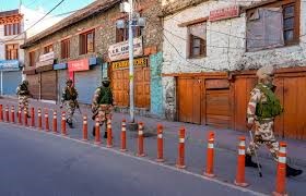 Curfew in Leh, Ladakh during unrest protests