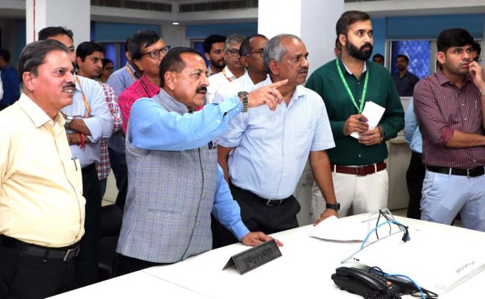 Dr. Jitendra Singh reviews the Multi-Hazard Early Warning DSS at IMD