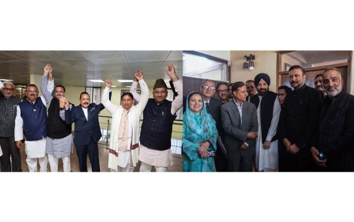 Candidates filing nominations for Rajya Sabha in Jammu and Kashmir