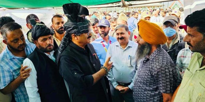 Minister Javed Ahmed Rana at the Mendhar Tribal Mela