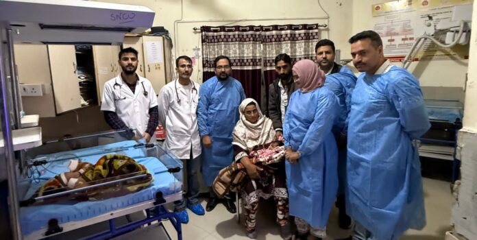 Neonatal Intensive Care Unit at GMC Doda with healthcare professionals