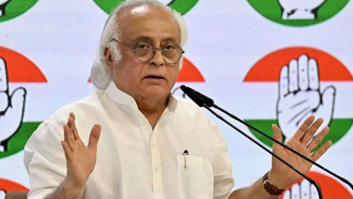 Congress leader Jairam Ramesh addressing unemployment concerns
