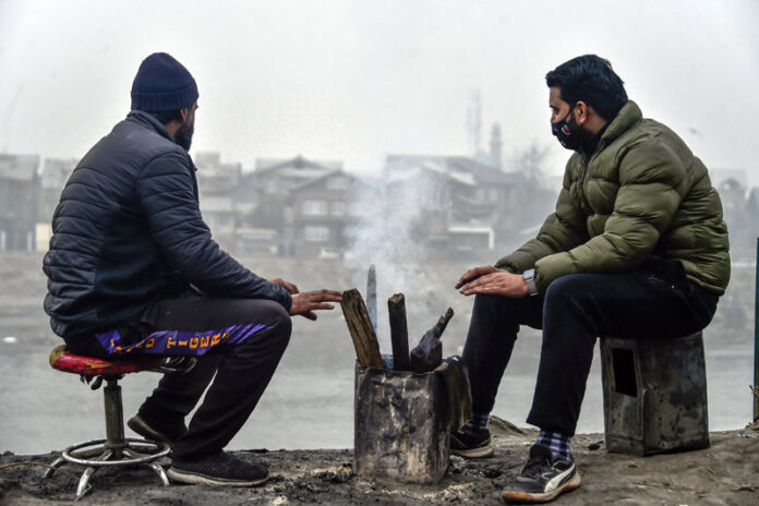Snowfall in Kashmir during Chille Kalan